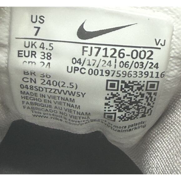 Nike Free Metcon 6 Platinum Violet White nby FJ7126 002 Womens Size 7 - Picture 10 of 10